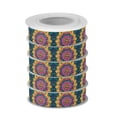 thumbnail image 2 of 5 Rolls Christmas Ribbon 1.5 inch Wide Decorative Ribbon for Gift Wrapping and Holiday Decorations Colorful Pattern Background Design, 2 of 7