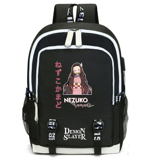 Mochila escolar Demons Slayers Anime, 31 x 16 x 45 cm
