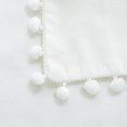 thumbnail image 6 of Unique Bargains Velvet Pillow Cover with Pompoms for Sofa 1PCS Snow White 20x20Inch, 6 of 8