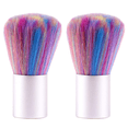 thumbnail image 1 of 2 cepillos coloridos para polvo de uñas. MFZFUKR CPB-DE-LYY284, 1 of 5