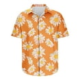thumbnail image 4 of Awdenio Mens T-Shirts Hawaiian Shirts Short Sleeve,Print Mens Casual Button Down Floral Summer Beach Shirt, 4 of 5