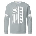 thumbnail image 5 of Dwelliawo St Pattys Waffle Shirt Men Graphic Waffle Knit Long Sleeve T Shirt Casual St Patricks Day Shamrock Slainte Clover Printed Shirts Crewneck Tops Light Gray 3XL, 5 of 5