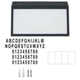 thumbnail image 1 of Números de casa LeiDrail, señal de dirección con energía Solar, placa de Metal iluminada LED para exteriores iluminada para la calle del patio del hogar Zhivalor HMJM467-4, 1 of 3