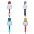 thumbnail image 2 of Microphone Wireless Bluetooth-compatible Speaker Reverberation Lights Recorder Kids Home KTV Player Rechargeable Mic LED Lights Recorder Gathering Red, 2 of 8