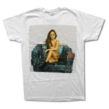 Lady Gaga Naked Chair Pic Image Artpop White T