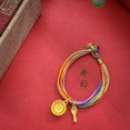thumbnail image 3 of Pulsera de cuerda colorida para parejas, brazalete tejido a mano, estilo étnico Retro, ideal para niños y niñas, 3 of 5