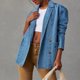 thumbnail image 5 of Prendas y chaquetas vaqueras de manga larga sin capucha para mujer, camiseta holgada de manga larga con cuello redondo, blusa para mujer, 5 of 5