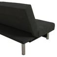 DHP Sola Storage Futon with Storage Drawers, Gray Microfiber