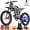R19 9000W 60Mph, variant on 50MPH COSWHEEL R19 6000W Peak Electric Bike for Adults, 72V 40Ah Battery,124 Miles Range Electric motorcycle,Hydraulic Brakes Dual Suspension,19"all terrain tire UL2849