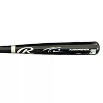 Autographed/Signed Trea Turner Black Rawlings Pro Baseball Bat Beckett BAS COA