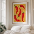 thumbnail image 6 of Hot Peppers - Illustration Kitchen Decor Pattern Pop Art Humor Modern Art Typography Unframed Wall Art Print 11 x 14 inches, 6 of 13