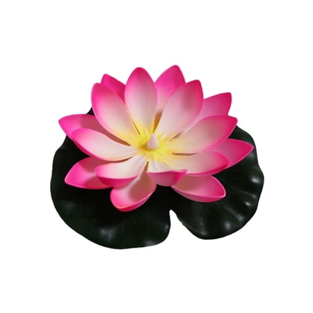Waterproof Floating Lotus Light - Floating Flower Light Battery Operated Water Activated LED Pool Flower Lamp Wedding Anniversary Garden Decoration