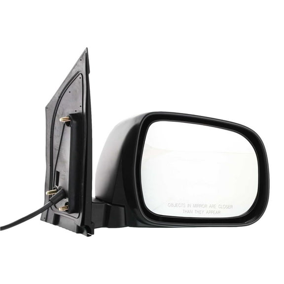 MIRROR Compatible For 2004-2010 Toyota Sienna Right Passenger Power Glass Textured Black