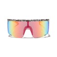 thumbnail image 3 of MILO Oversized Splatter UV400 Retro Vintage Flat Top Mirrored Mens Womens Sunglasses, 3 of 3