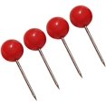 thumbnail image 3 of Push pins Beads Head map Tacks with Stainless Point for Office Home Crafts DIY Marking - 500pcs (Red), 3 of 8