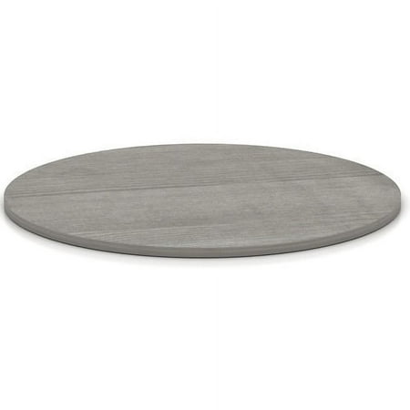 UPC: 0035255695879 | Lorell Weathered Charcoal Round Conference Table Weathered Charcoal Laminate Round Top – 1  Table Top Thickness x 42  Table Top Diameter – Assembly Required