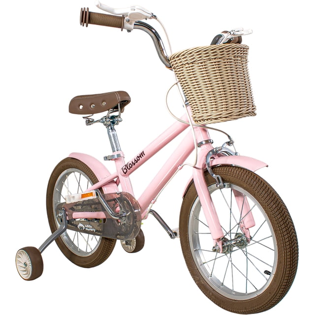 Bicicleta Infantil Little monkey Rodada 16 Rosa Ruedas Entrenamiento Rosa