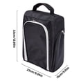thumbnail image 5 of Huhudde Practical Golfs Shoe Bag with Side Pockets Zippered Shoe Carriers with External Pockets Golfs Gifts for Men or Women, 5 of 16