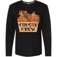 thumbnail image 3 of Inktastic Cousin Crew Cute Turkey Family Long Sleeve T-Shirt, 3 of 5