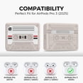 thumbnail image 2 of Funda para AirPods Pro 3 TRONWIN Diseño Retro Mixtape de Silicona, 2 of 8