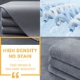 thumbnail image 2 of Htwon Deerskin Fleece Cleaning Rag Car Wash Polishing Detailing Towel Kitchen Dusting, 2 of 12