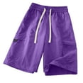 thumbnail image 4 of Shorts for Men Drawstring High Waist Short Workout Yoga Running Athletic Shorts with Pockets, 4 of 5