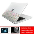 thumbnail image 5 of IC ICLOVER for MacBook Air 13 inch Case A3240 A3113 A2681 (2025 2024 2023 2022 Release), Snap on Hard Shell & Keyboard Cover & Screen Film for MacBook Air 13.6" M2 M3 M4 Chip, Wildflower, 5 of 8