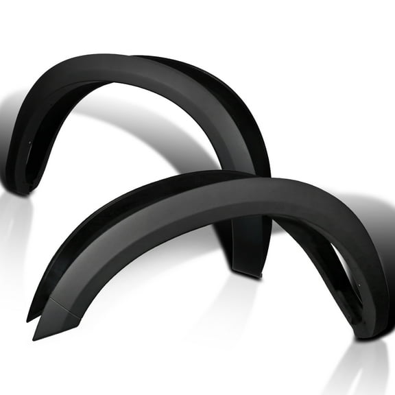 Spec-D Tuning 4PC Front Rear Factory Style Smooth Fender Flares Compatible with 2010-2017 Dodge Ram 2500 3500