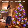 thumbnail image 2 of Christmas Window Hanging Light Decorations: Fairy Curtain Light with, 2 of 4