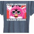 thumbnail image 3 of Furby - Cute Outside Chaos Inside - Women's Short Sleeve Graphic T-Shirt, 3 of 5