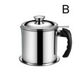thumbnail image 3 of CAROOTU 3 in 1 Kitchen Stainless Steel Oil Filter Strainer Colander Reuse Fry Oil Can Pot Home, 3 of 7