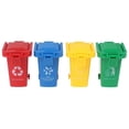 thumbnail image 2 of Trash Can Toy Garbage Truck Cans Curbside Vehicle Bin Toys 4PCS, 2 of 5