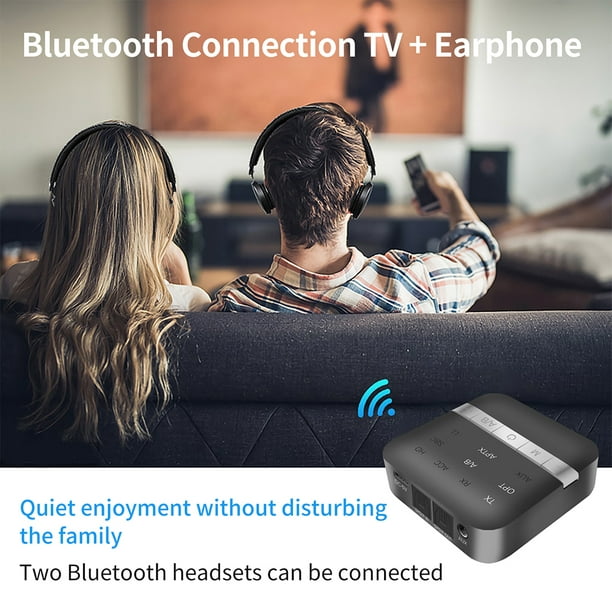 Bluetooth Transmitter 5.2, SONRU Bluetooth Audio Adapter for TV