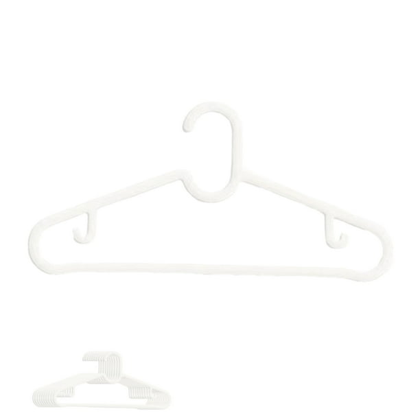 Paquete de 10 perchas de plástico multifuncionales para colgar ropa. Perchas delgadas antideslizantes que no dejan marcas, ideales para organizar el armario, secar la ropa y ahorrar espacio en la