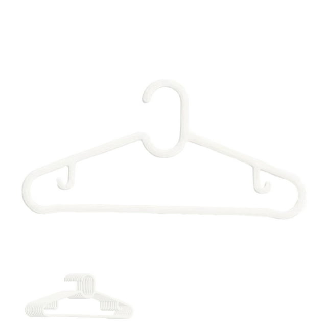 Bwiyojiz 15.15x7.28x1.5" Clothes Racks 10pcs Drying Non-Tracking Non-Slip Multifunctional Hanging Home Storage & Organization, Plastic, White, Gifts for Yourself