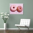 thumbnail image 3 of Nawypu  Canvas Print Wall Art Neon Strawberry Chocolate Sprinkle Donuts Food & Cooking Kitchen Photography Realism Decorative Scenic Rustic Zen Calm Colorful for Living Room, Bedroom, Office, 3 of 4