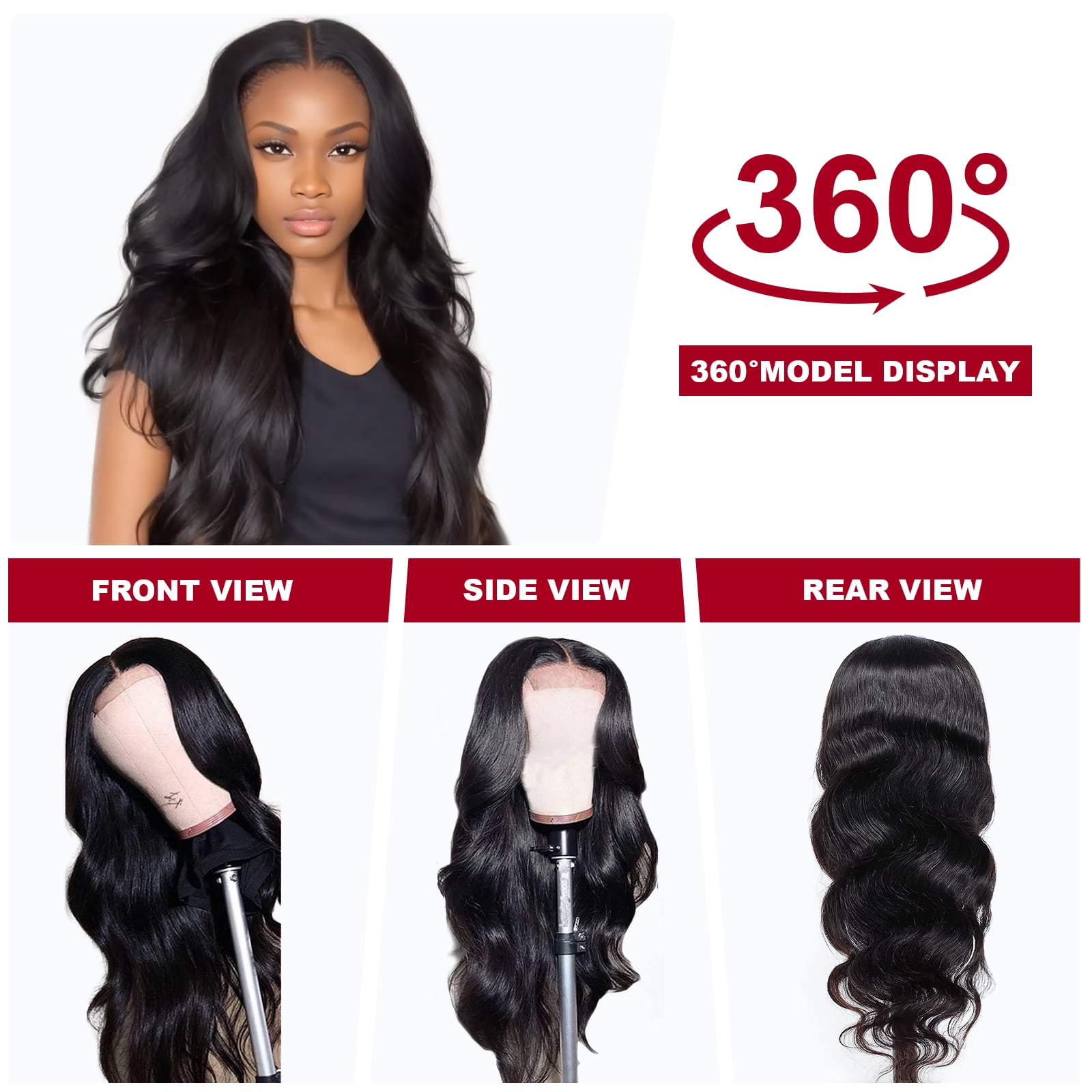 Body Wave Lace Front Wigs Human Hair Pre Plucked Baby Hair Glueless Lace Closure Wigs Brazilian Human Hair Wigs For Black Women