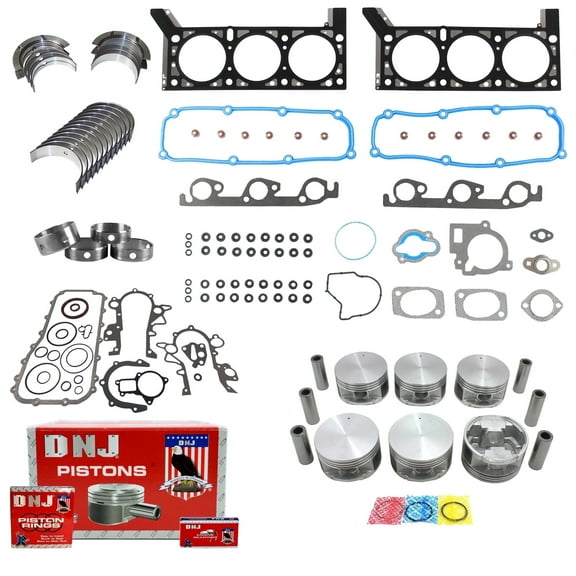 DNJ EK1134 Engine Rebuild Kit Fits Cars & Trucks 2004-2008 Chrysler Dodge Grand Caravan Pacifica Town & Country 3.8L OHV V6 12V 230cid VIN L VIN P