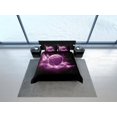 thumbnail image 4 of Juego de Funda Nórdica Planeta Púrpura, Ropa de Cama Galaxia Saturno, Juego de Cama Espacio Exterior, 4 of 4