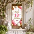thumbnail image 3 of 18th Birthday Party Photo Backdrop Customizable Celebration Banner with Elegant Festive Balloons Personalized Decoration Sign for Events Party Background, 3 of 4