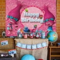 thumbnail image 2 of ALIDEAL Trolls Photography Backdrop, 5 x 7 ft Party Decoration Kit for Kids Birthday, 2 of 6