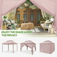 thumbnail image 6 of COOS BAY 11x11 Pop-up Instant Gazebo Tent with 4 Sidewalls Outdoor Canopy Shelter, Pink, 6 of 8