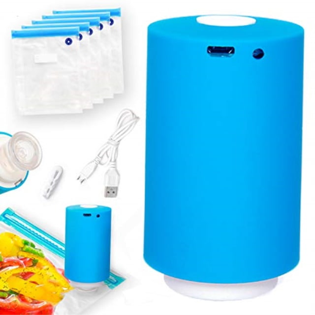 portable vacuum sealer with usb interface for charging, mini vacuum