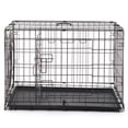 thumbnail image 6 of Pefilos 30" Dog Crate for Medium Pet Kennel Cat Folding Steel Animal Playpen Wire Metal, Black, 6 of 8