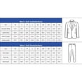 thumbnail image 3 of Traje CAZUOYI, ajustado, blanco, para bodas, baile de graduación, para hombre, talla XXXL, 3 of 6