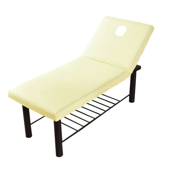 Minnieouse Funda lujosa para cama de Spa, para una comodidad y durabilidad inigualables, funda para cama de masaje, funda para cama de belleza masajeadores Beige