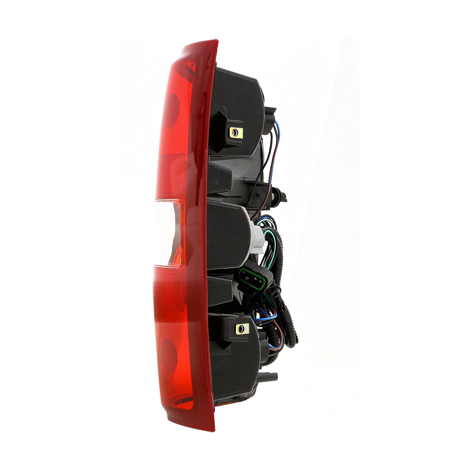 HOUGEET Tail Lights Assembly for Chevy Silverado 1500 2500 3500 2500HD 3500HD 2007-2014 Rear Brake Turn Signal, Rear Left Drive Side Red Taillights