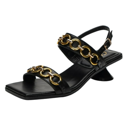 

Sngxgn Women s Flat Sandals Braided Slide Sandals Two Strap Sandals DressyLittle Girls Sandals Black 8.50
