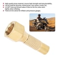 thumbnail image 3 of Twist On Air Chucks Portable Brass Tyre Inflation Valve 1/4in NPT Internal Thread for Car Bike Motorcycle, 3 of 4