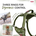 thumbnail image 4 of Arnés para perros HALTI Anatomy con asa y 3 correas, color verde, 4 of 5